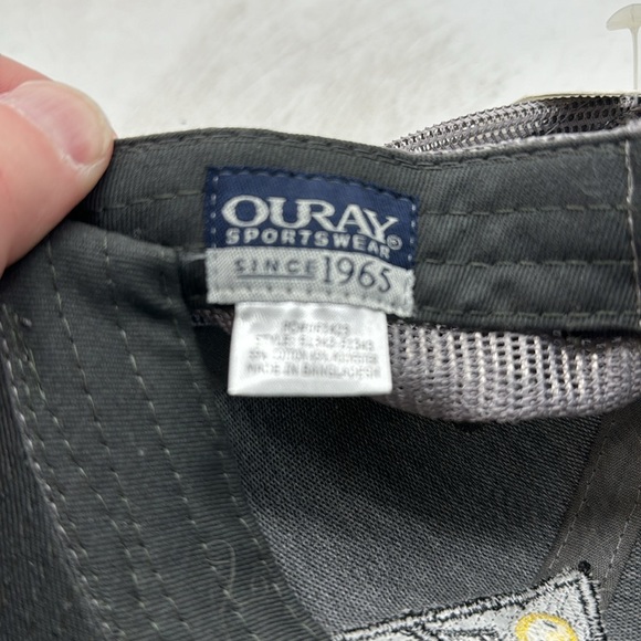 Montana NWT Ouray Black Yellow Trucker Hat Adjustable HT5412F - Picture 5 of 5